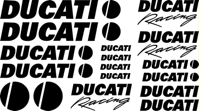 Ducati 17 Decal Set